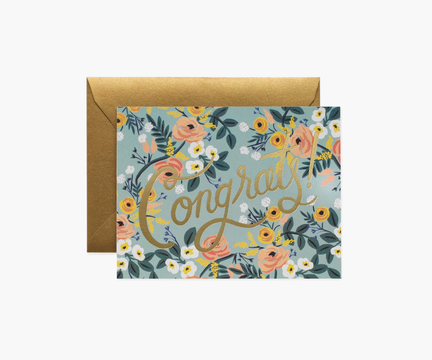 Blue Meadow Congrats Card