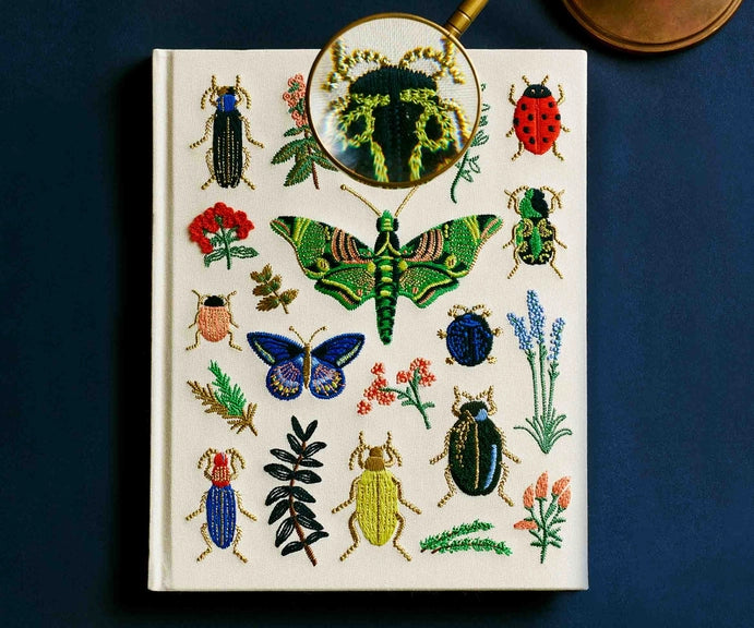 Embroidered Curio Sketchbook